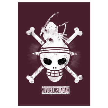 Mien Wayne - The Pirate King Kunstdruck bordeaux