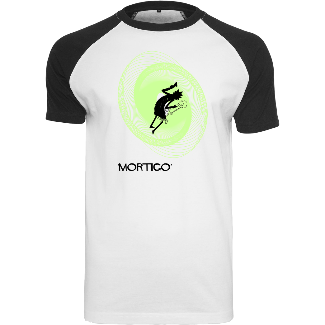 diegopedauye Mortigo T-Shirt Raglan-Shirt weiß