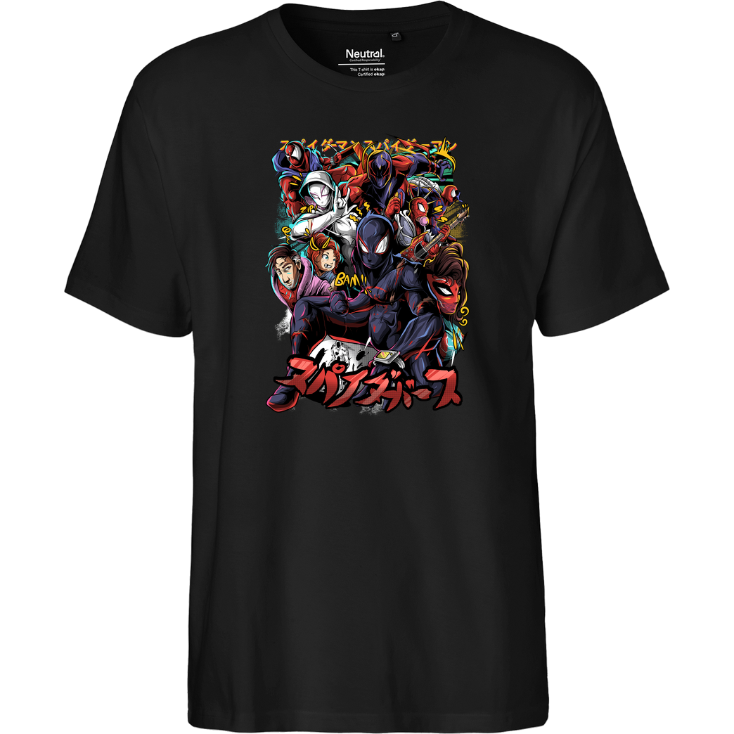 Conjura Geek Multiverse T-Shirt Fairtrade T-Shirt - schwarz