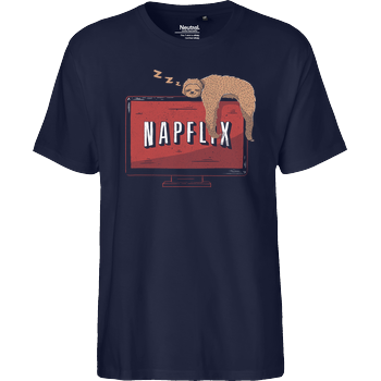 Napflix Fairtrade T-Shirt - navy