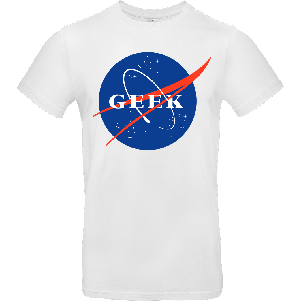 #Soilpunk NASA - GEEK T-Shirt B&C EXACT 190 - Weiß