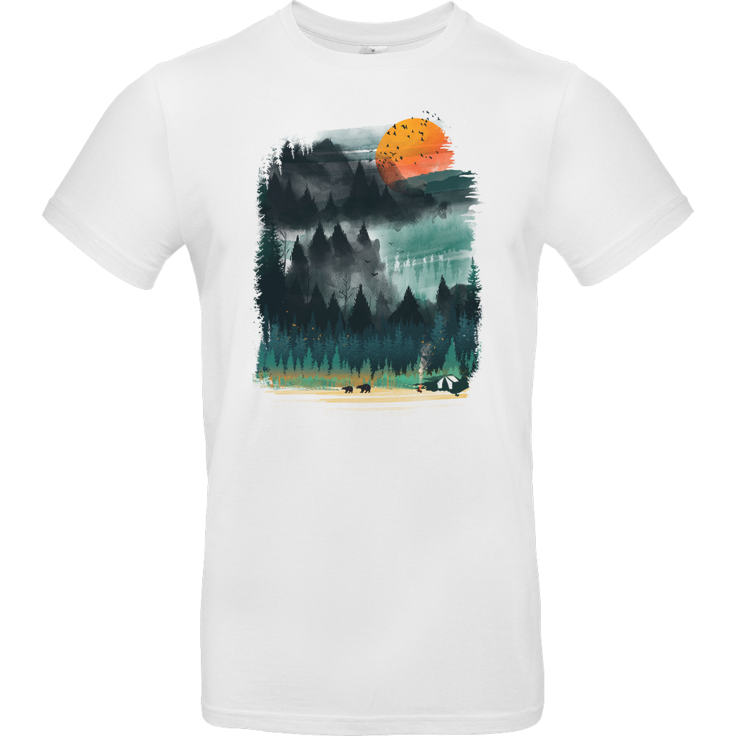 Dandingeroz National Park T-Shirt B&C EXACT 190 - Weiß