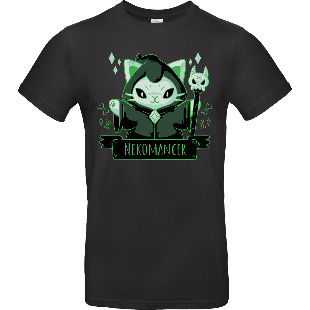 xMorfina Nekomancer T-Shirt B&C EXACT 190 - Schwarz