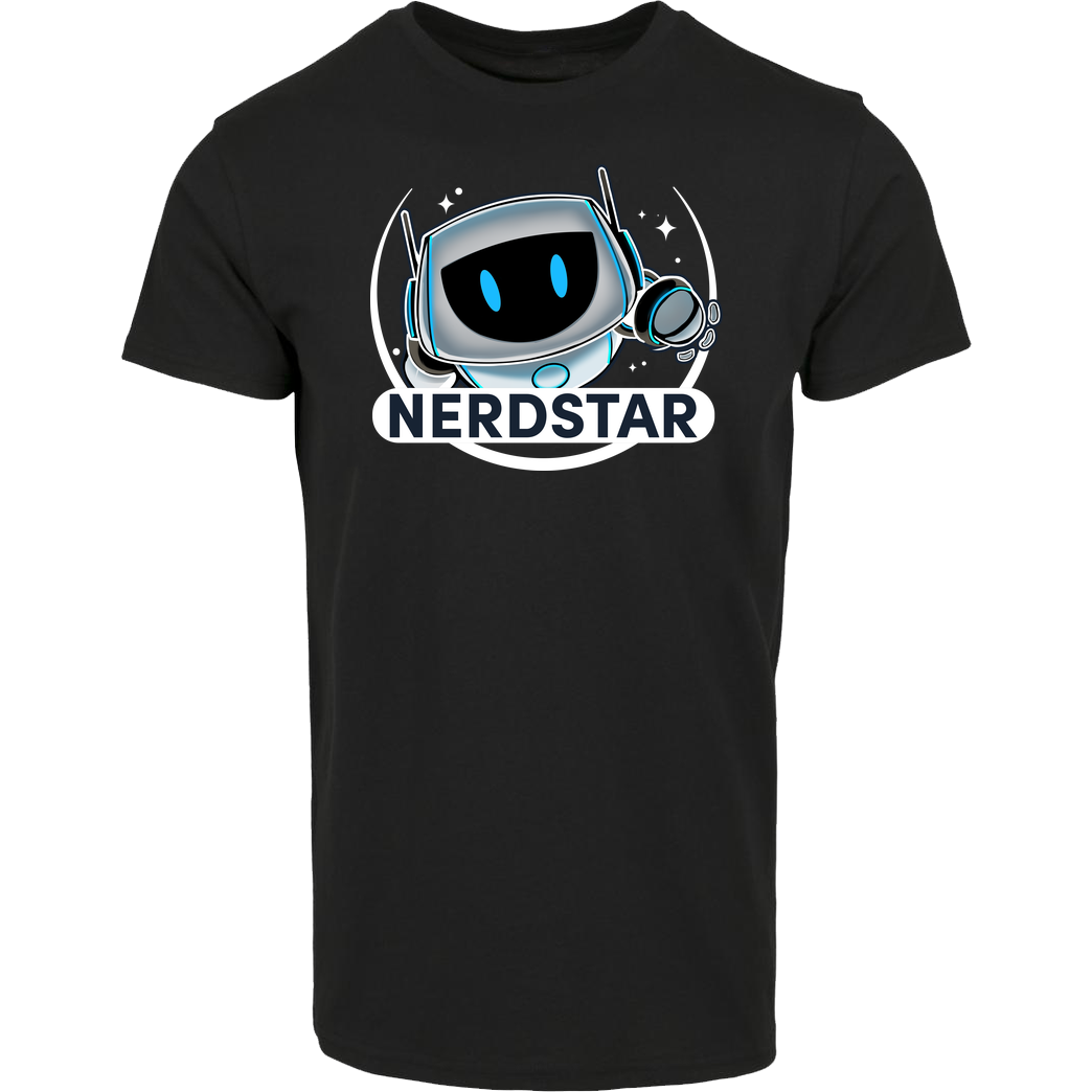 NerdStar Nerdstar - Logobob T-Shirt Hausmarke T-Shirt  - Schwarz