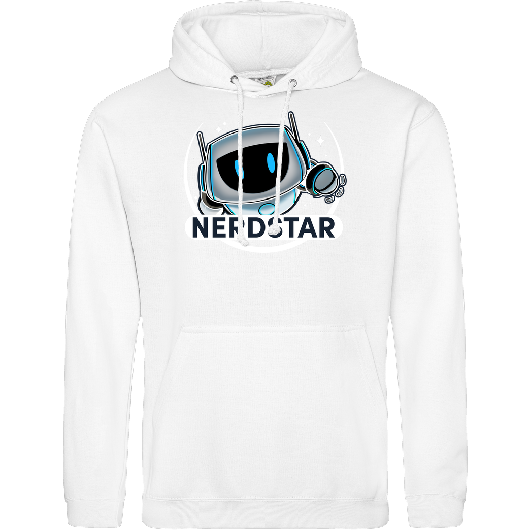 NerdStar Nerdstar - Logobob Sweatshirt JH Hoodie - Weiß