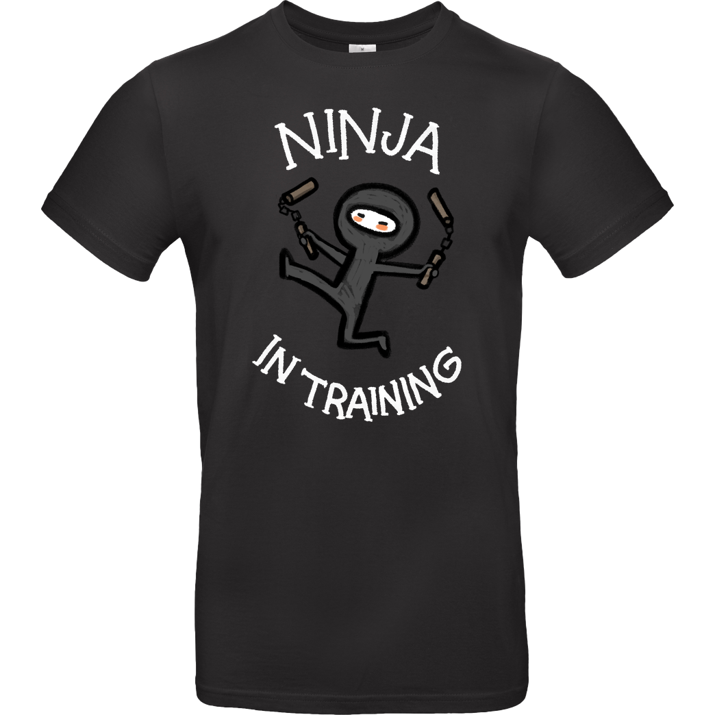 Anna-Maria Jung Ninja in Training T-Shirt B&C EXACT 190 - Schwarz