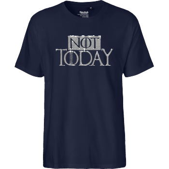 Not Today Fairtrade T-Shirt - navy