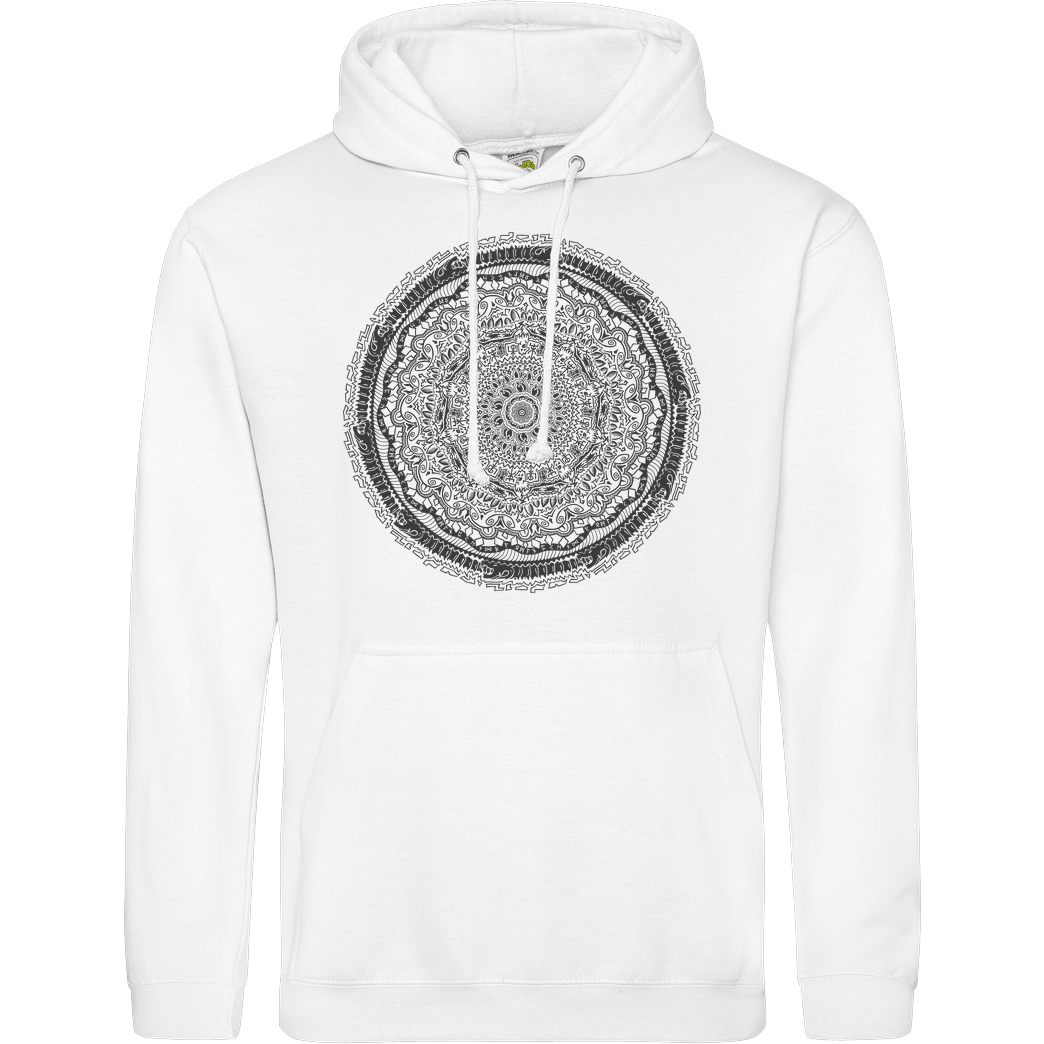 #Soilpunk Odin & Wikinger - Runen Mandala Sweatshirt JH Hoodie - Weiß