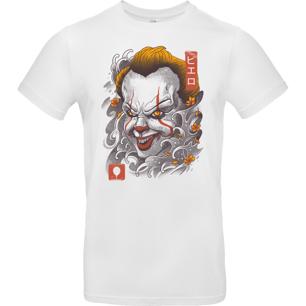 Vincent Trinidad Oni Clown Mask T-Shirt B&C EXACT 190 - Weiß