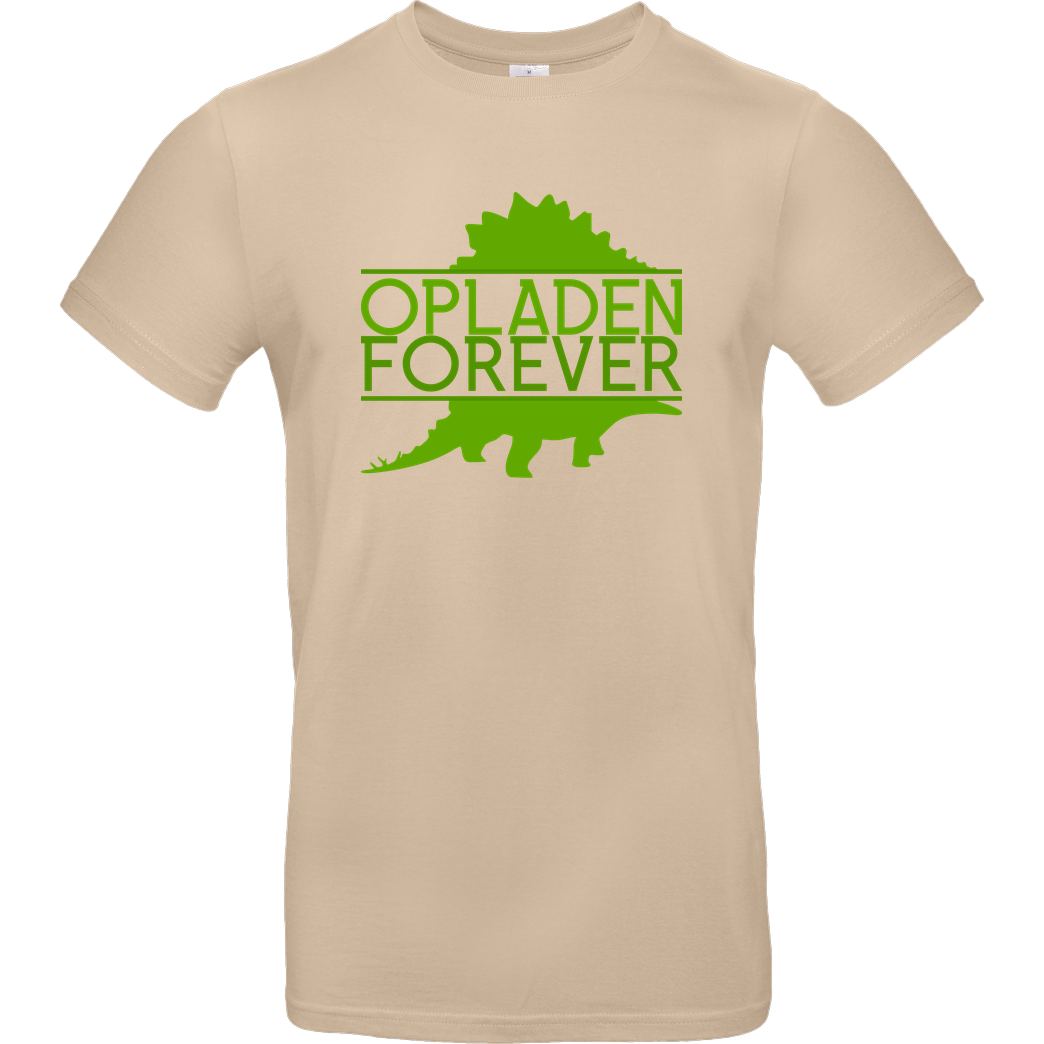 Zufallsshirt Opladen Forever T-Shirt B&C EXACT 190 - Sand
