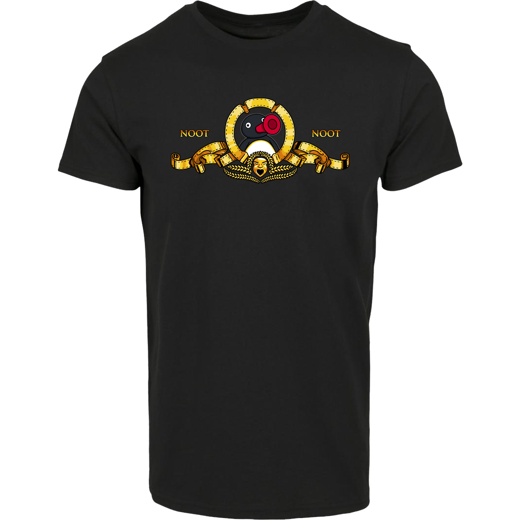 Raffiti Design Penguin Intro! T-Shirt Hausmarke T-Shirt  - Schwarz