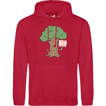 Plant More Rude Trees JH Hoodie - Rot