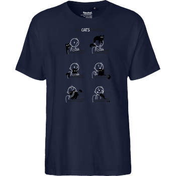 ProCATStination Fairtrade T-Shirt - navy
