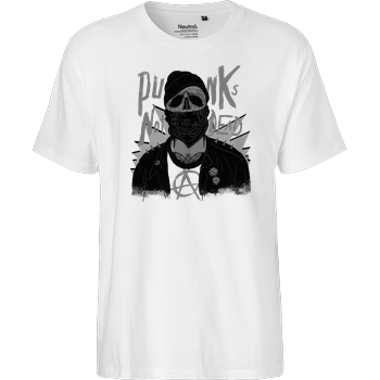 Punk's not Dead! Fairtrade T-Shirt - weiß