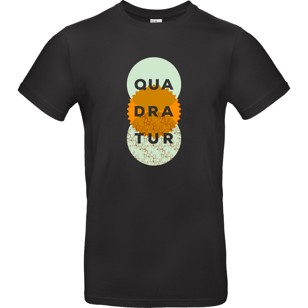 Zufallsshirt Quadratur T-Shirt B&C EXACT 190 - Schwarz