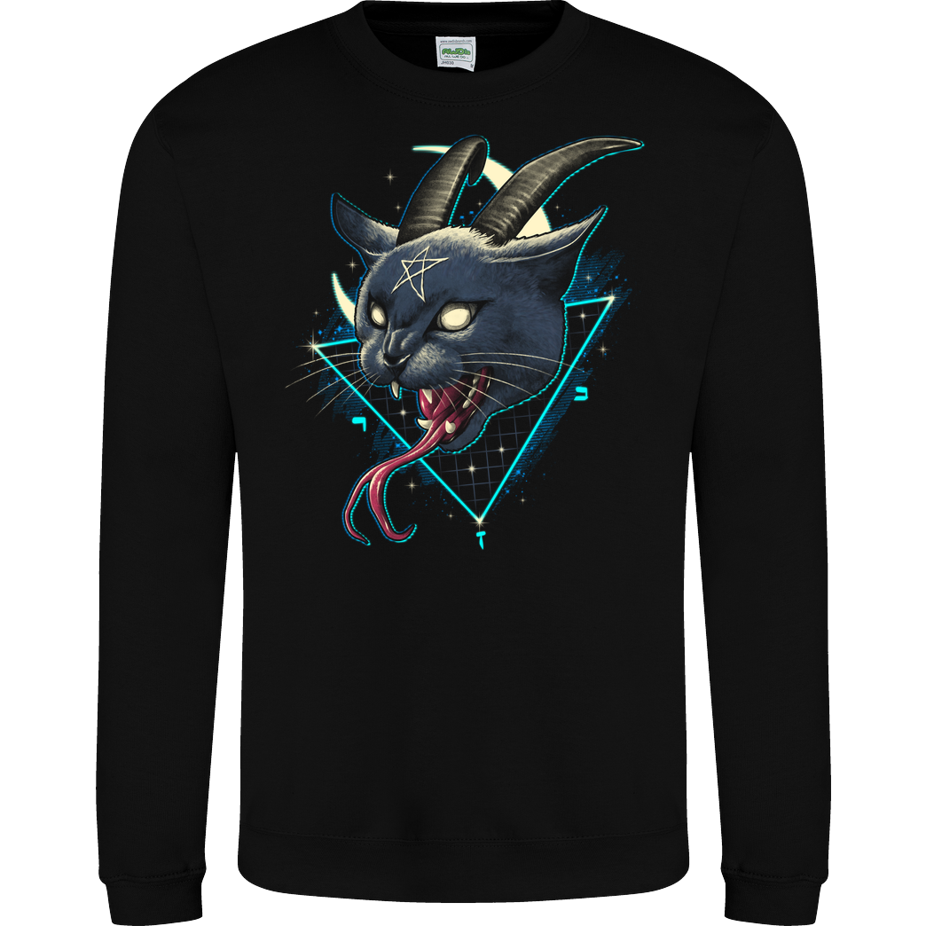 Vincent Trinidad Rad Devil Cat Sweatshirt JH Sweatshirt - Schwarz