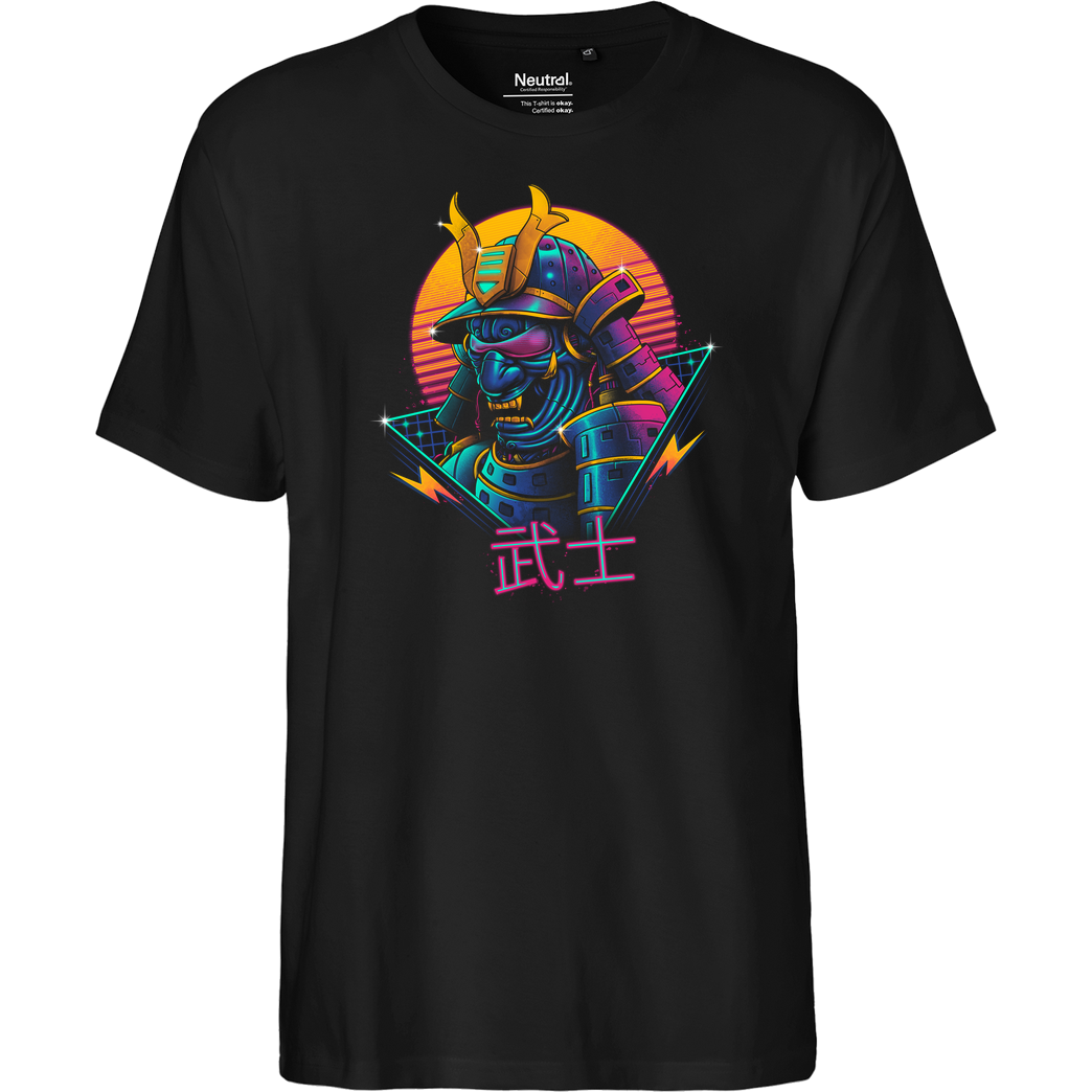 Vincent Trinidad Rad Samurai T-Shirt Fairtrade T-Shirt - schwarz