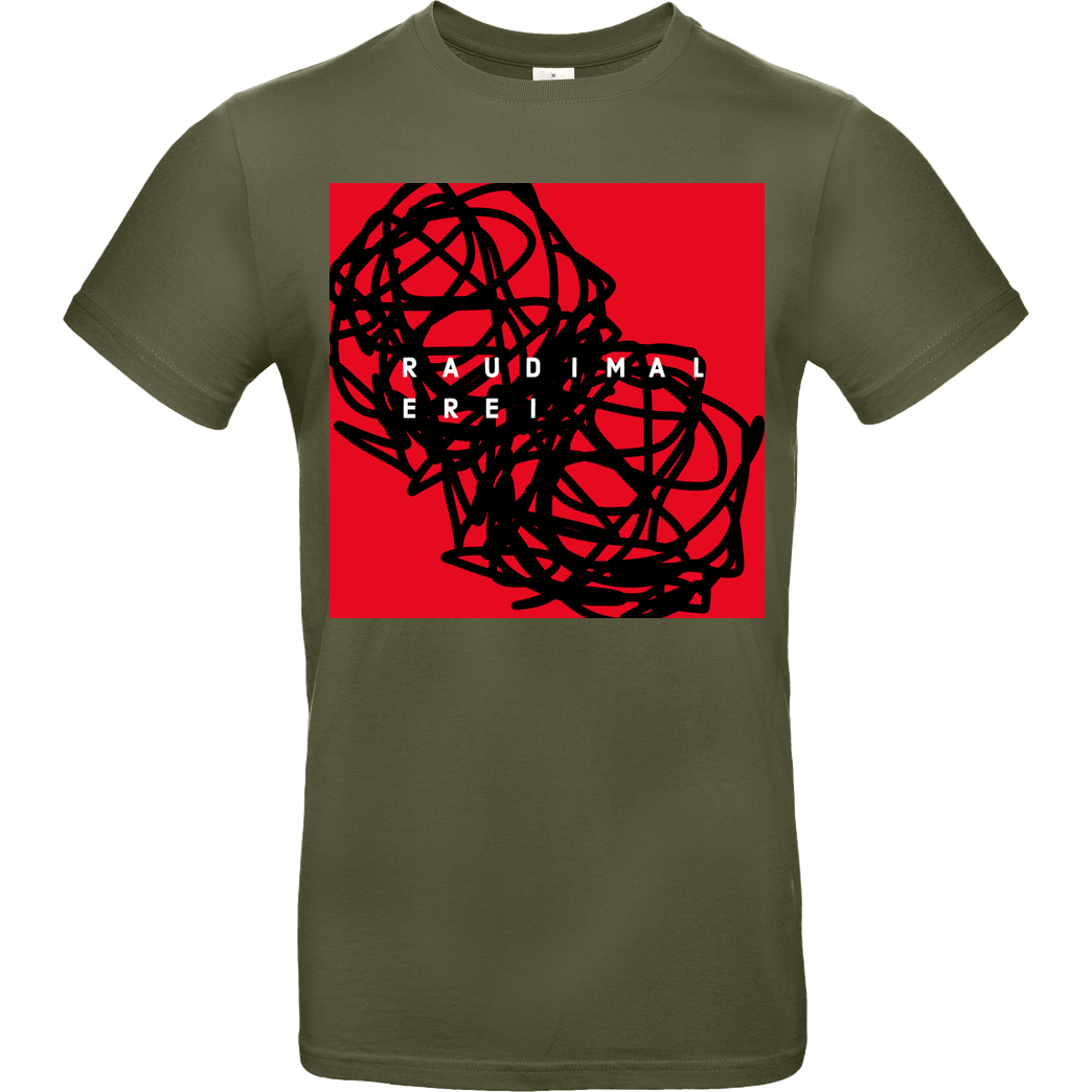 RAUDIMALEREI Raudimalerei Logo T-Shirt B&C EXACT 190 - Khaki