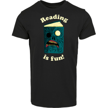 Reading is Fun Hausmarke T-Shirt  - Schwarz