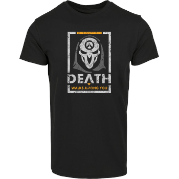Reaper or die Hausmarke T-Shirt  - Schwarz