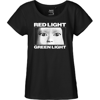 Red Light Green Light Fairtrade Loose Fit Girlie - schwarz