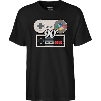 Retro Gamer Fairtrade T-Shirt - schwarz