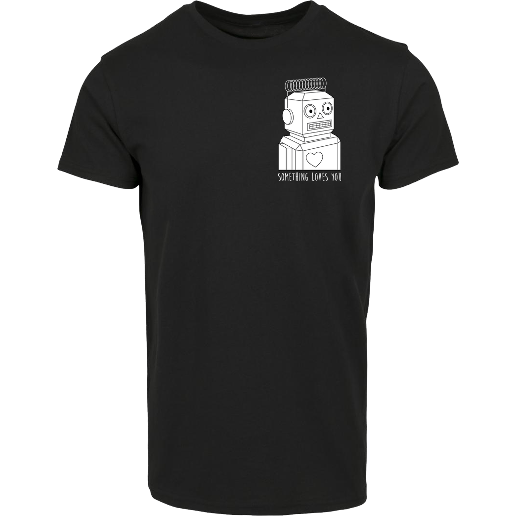 Geek Revolution Robot Loves You T-Shirt Hausmarke T-Shirt  - Schwarz