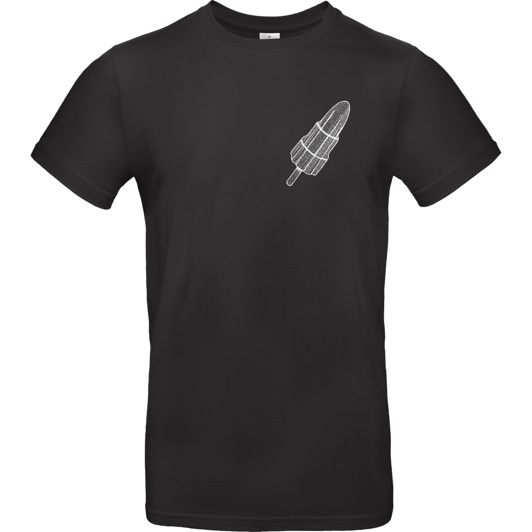 Geek Revolution Rocket Ice T-Shirt B&C EXACT 190 - Schwarz