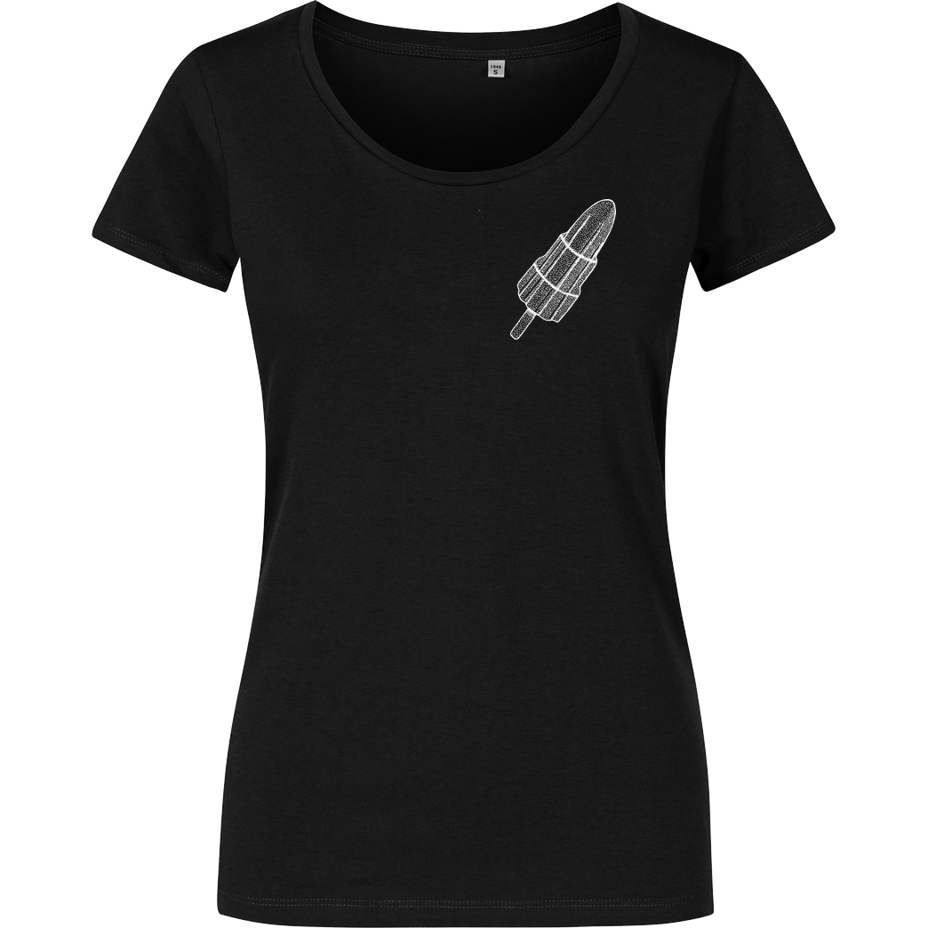Geek Revolution Rocket Ice T-Shirt Damenshirt schwarz