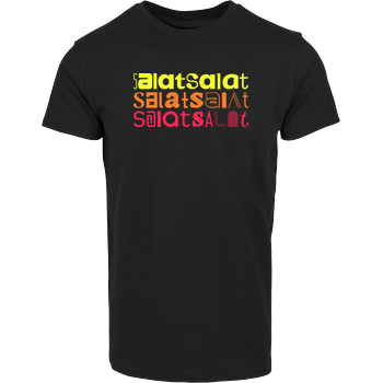 Salatsalat Hausmarke T-Shirt  - Schwarz