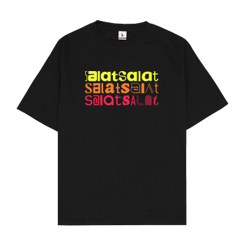 Salatsalat Oversize T-Shirt - Schwarz
