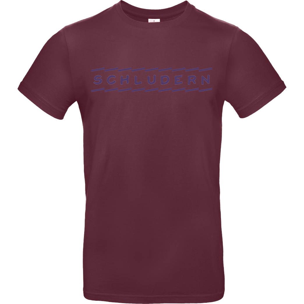Zufallsshirt schludern T-Shirt B&C EXACT 190 - Bordeaux