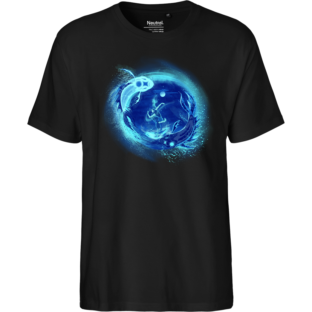 Ionfox Sea Dancer T-Shirt Fairtrade T-Shirt - schwarz