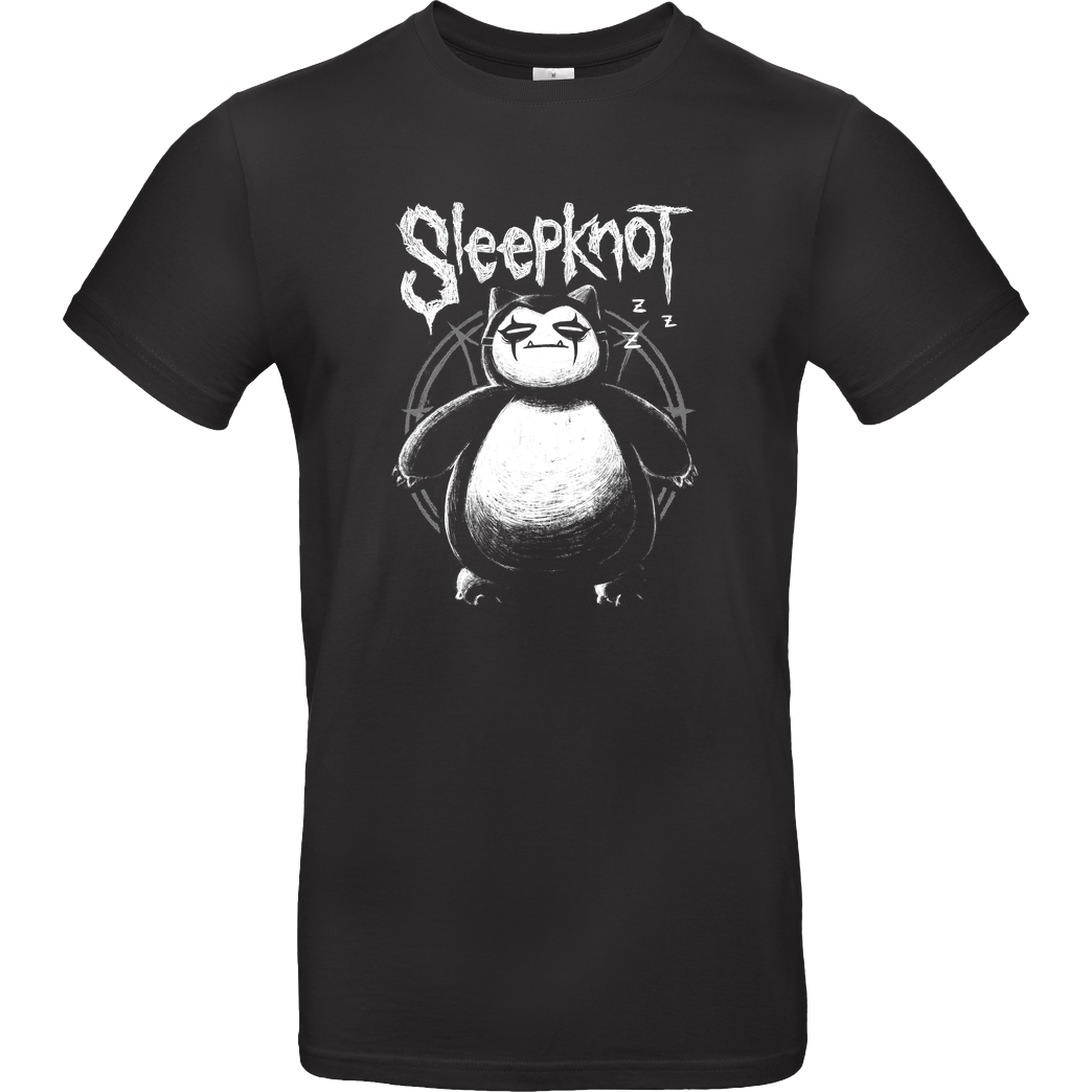 BlancaVidal Sleepknot T-Shirt B&C EXACT 190 - Schwarz