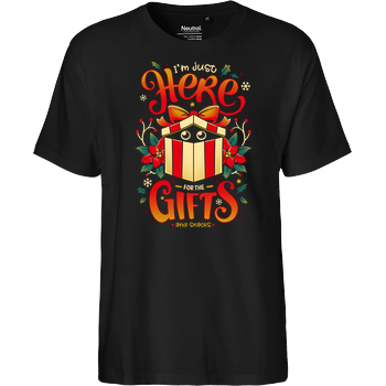 Sneaky Christmas Thief Fairtrade T-Shirt - schwarz