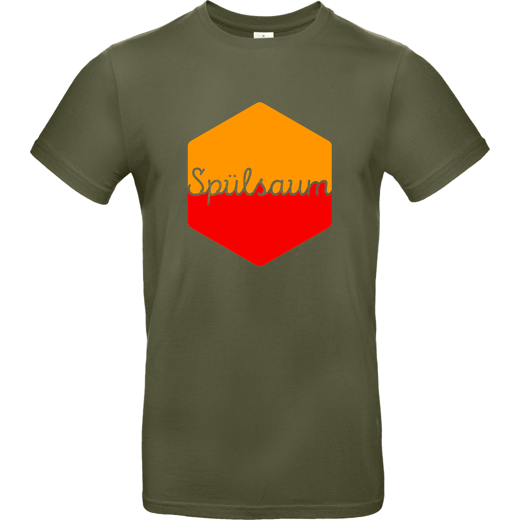 Zufallsshirt Spülsaum T-Shirt B&C EXACT 190 - Khaki