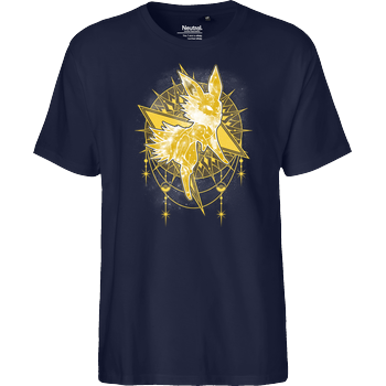 Starry Sky of Lightning Fairtrade T-Shirt - navy