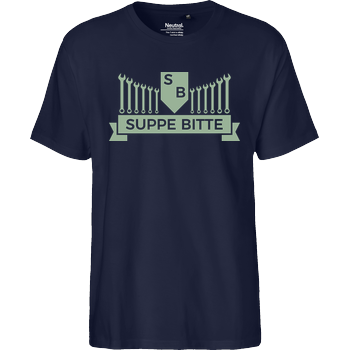 Suppe bitte Fairtrade T-Shirt - navy