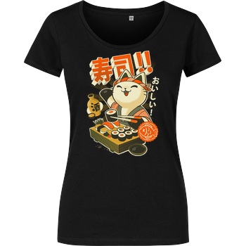 Sushi Chef Damenshirt schwarz