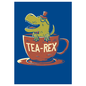 Tea-Rex Kunstdruck royal