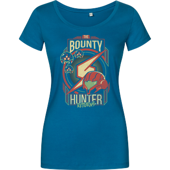 The Bounty Hunter returns Damenshirt petrol