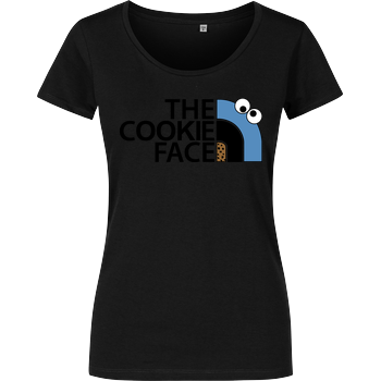 The Cookie Face! Damenshirt schwarz
