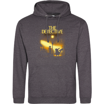 The Detective JH Hoodie - Dark heather grey