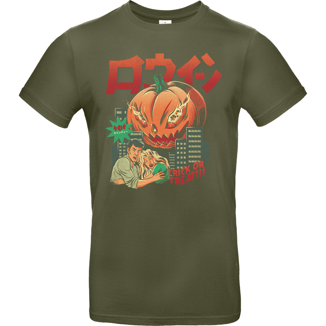 Ilustrata The Killer Pumpkin T-Shirt B&C EXACT 190 - Khaki