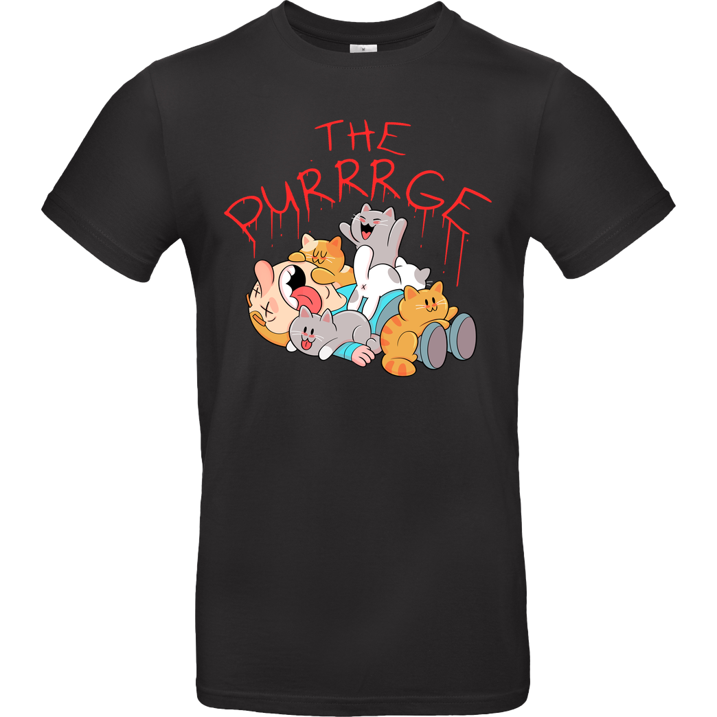 Anna-Maria Jung The Purrrge T-Shirt B&C EXACT 190 - Schwarz