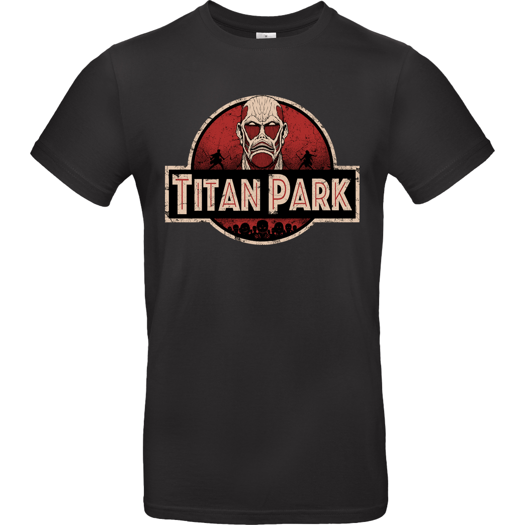 Pigboom Titan Park T-Shirt B&C EXACT 190 - Schwarz