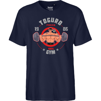 Toguro Gym Fairtrade T-Shirt - navy