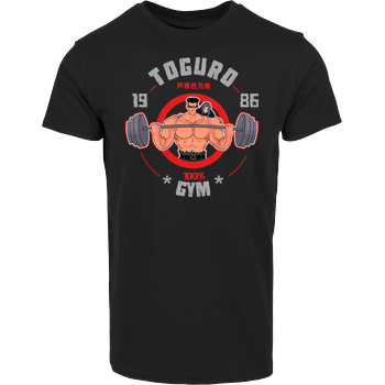 Toguro Gym Hausmarke T-Shirt  - Schwarz