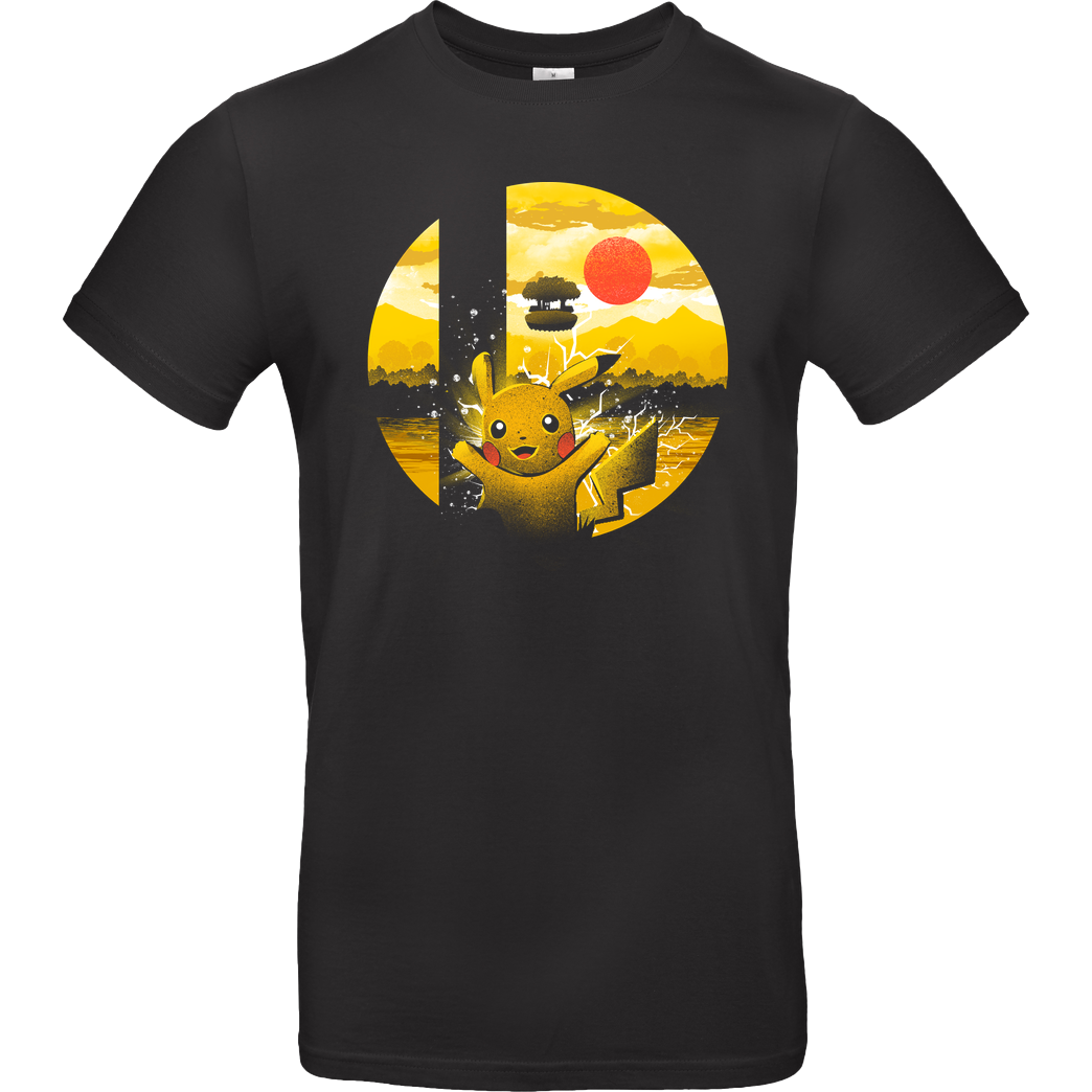 Dandingeroz Ultimate Electric Monster T-Shirt B&C EXACT 190 - Schwarz