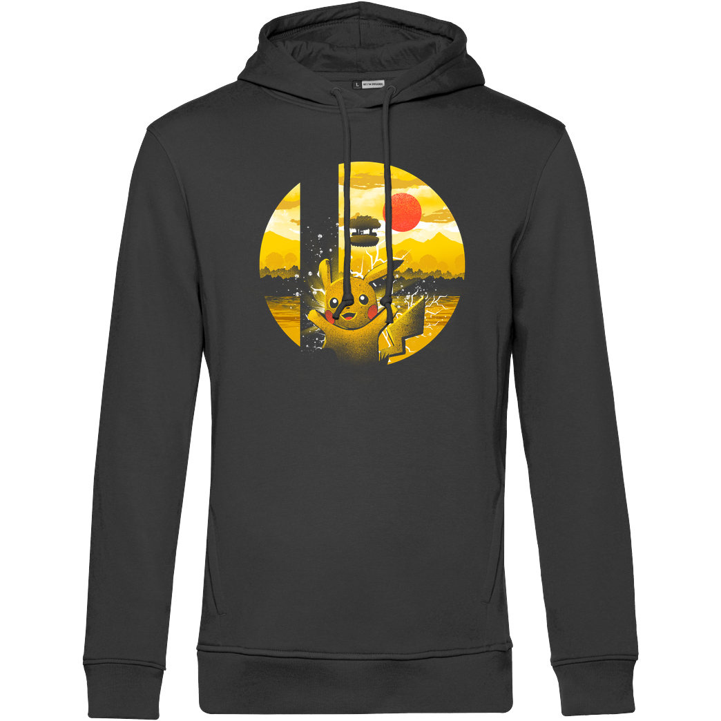 Dandingeroz Ultimate Electric Monster Sweatshirt B&C HOODED INSPIRE - schwarz